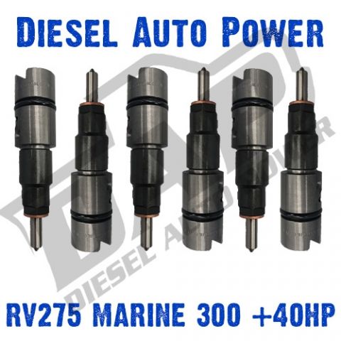 Diesel Auto Power Set of 6 Brand New Genuine Bosch OE Injectors